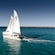 2 catamarans sailing through the waters